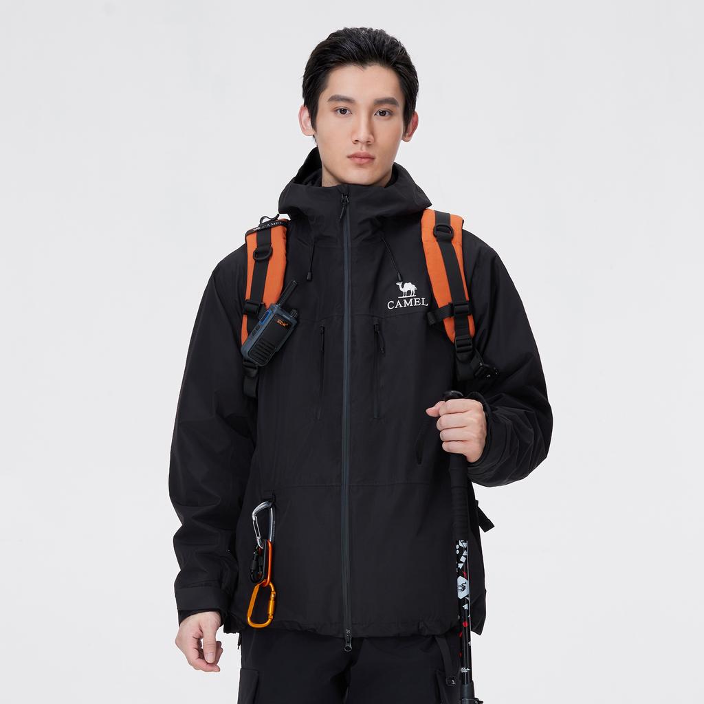 CAMEL All weather Windbreaker Jacket Unisex A14BA31187B