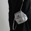 2026 Summer and Autumn New Fashion Popular High-end Commuter Bag Trendy Small Fragrant Chain Silver Backpack Backpack Bag