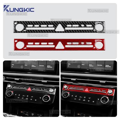 Real Soft Carbon Fiber Sticker For Hyundai Tucson NX4 2024-2025 LHD RHD Car Central Control CD Frame Interior Trim Accessories