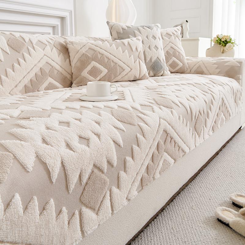 

2025 Новий стиль М який вельветовий Нековзкий Чохол для дивана - Осінньо-зимовий випуск 70*120cm колір світло кави