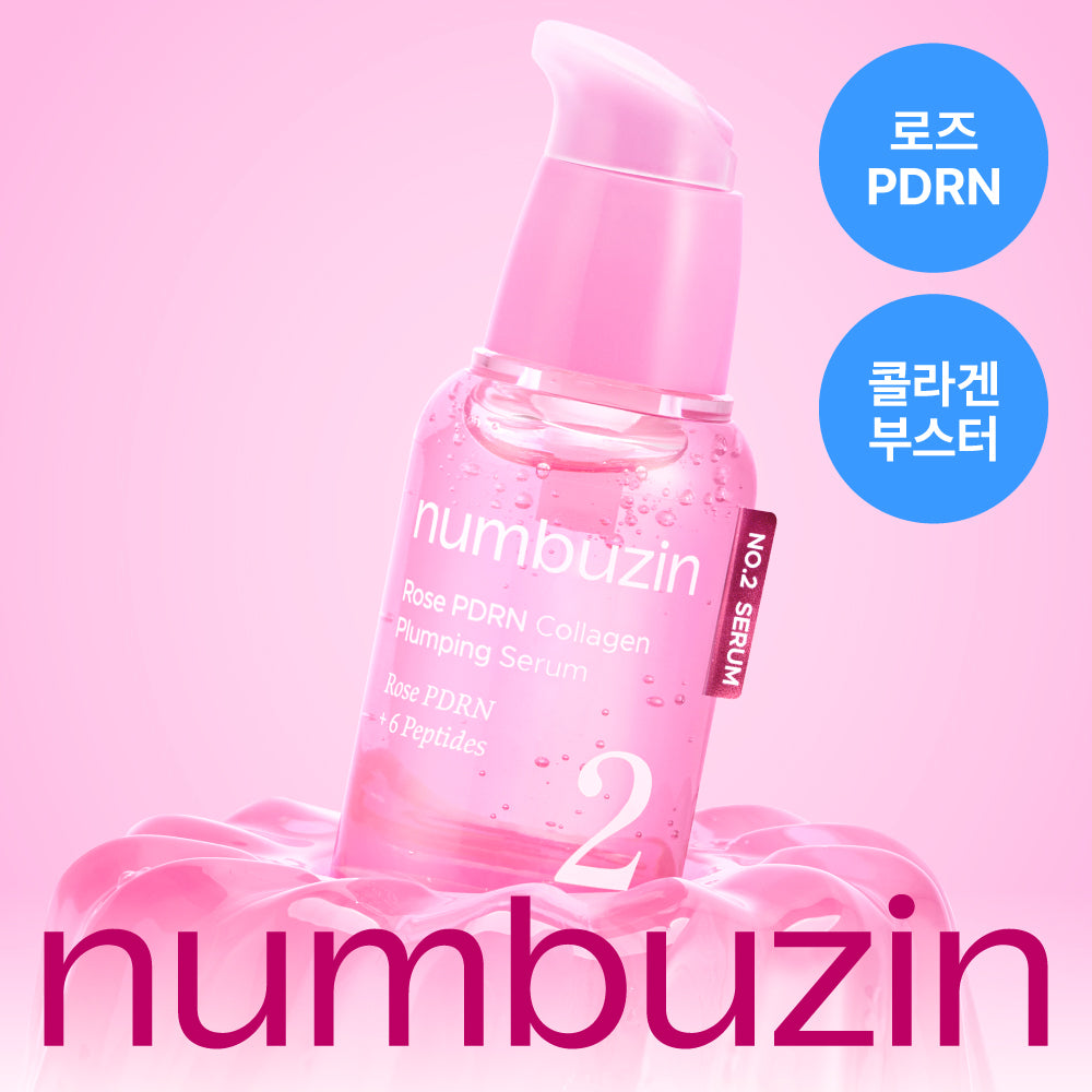 numbuzin No.2 Rose PDRN Collagen Plumping Serum 30ml