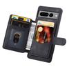 Shockproof RFID Blocking Case for Google Pixel 7 Pro 5G PU Leather TPU Phone Shell with Card Holder,Kickstand