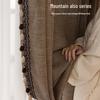Vintage French-Style Cotton Linen Blackout Curtains for Bedroom & Living Room