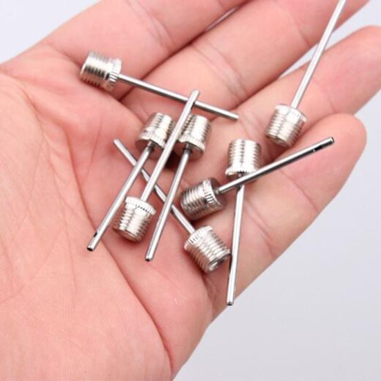 10Pcs Inflating Pins Standard Portable Metal Ball Air Pump Needles for Footballs