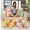 25CM Neue Weiche Nette Regenbogen Stil Einhorn Spielzeug Plüsch Spielzeug Tiere Pferd Kinder Spielzeug Baby Puppen