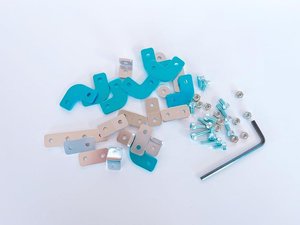 Zaoh Block Butterfly, Metal, Blue, Yellow-Green, Pink, Living Creatures, Animals, Insects, Educational, Tactile, Spatial Recognition, 3D Recognition,