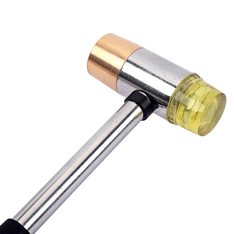 Martillo de Trastes para Guitarra de 26 mm, Herramienta de Luthier de Doble Cabeza para Luthiers de Guitarra, Herramienta para Trastes de Guitarra, Mazo para Trastes, Martillo de Goma para Trastes