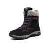 Laobaojia Unisex Winter Fleece-Lined Snow Boots
