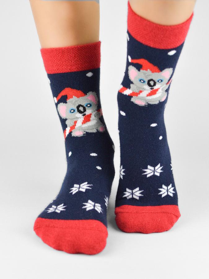 NOVITI SB060-U-03 Cotton socks XMAS Koala 31/34