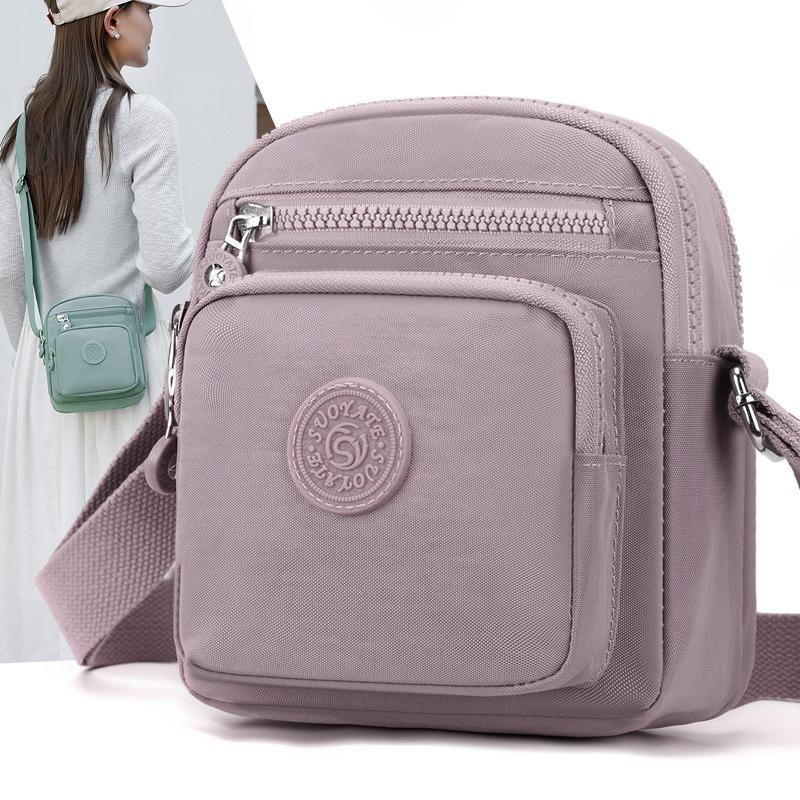Nuova borsa quadrata piccola da donna leggera in tessuto di nylon idrorepellente borsa a tracolla casual per lo shopping borsa a tracolla versatile da viaggio