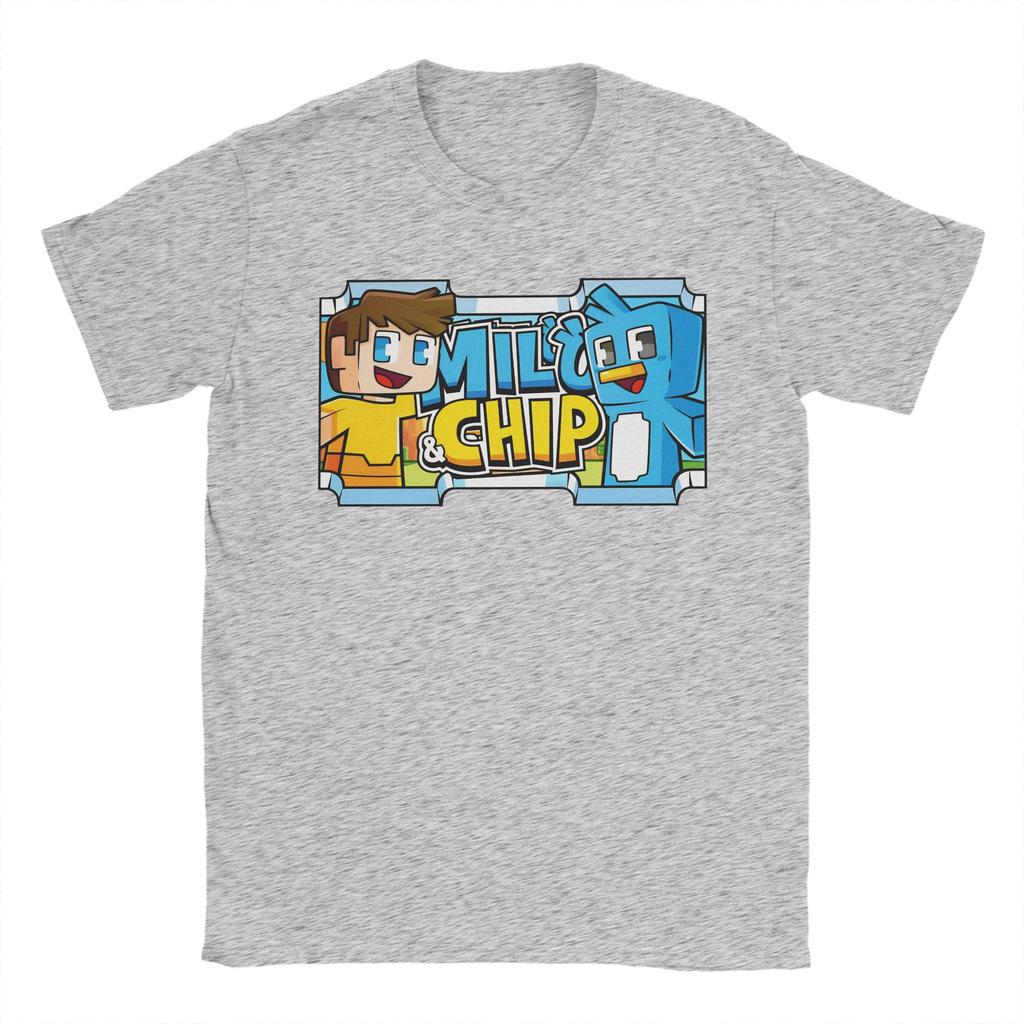 Milo and Chip Printed T Shirt for Men Women  100 Cotton  Tee Shirt Clothing