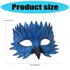 Kostümmaske Feder Halbgesichts-Tiermaske Maskenballmaske Cosplay-Maske für Halloween Mardi Gras Karnevalspartys