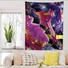 Fantasy Kawaii OOshi No Ko Colorful Tapestry Wall Hanging Cheap Hanging Bohemian Wall Tapestries Mandala Wall Hanging Sheets