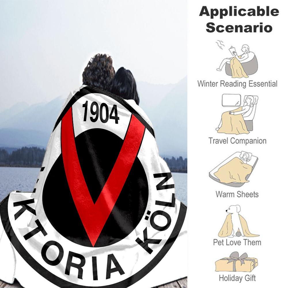 Fc Viktoria Kln Blanket, High quality Comfortable for All Seasons, Home Decor, Warmth and Comfort