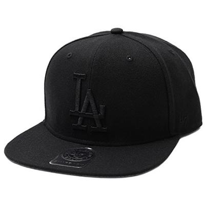 SURE SHOT 47BRAND CAPTAIN 47BRAND Baseball MLB LA Curved Authentic B-SRS12WBP-BKCDODGERS BLACK Cap, Dodgers, Brim,