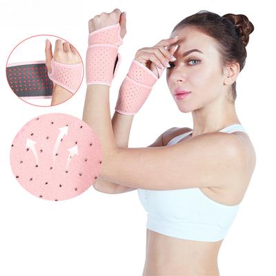 1Pcs Magnetic Self-Heating Wrist Support Brace Wrap Heated Hand Warmer Compression Pain Relief Wristband Belt for Adult Child