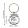 American Curl Cat - Keychain with a Cat, Keychain with a Print, Personalized Pendant from the Art-Dog Brand