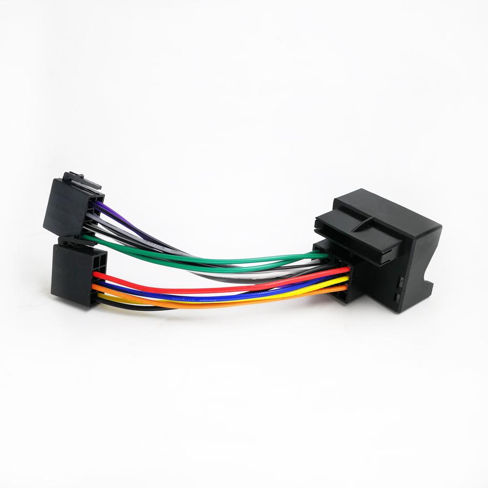 Biurlink Car Stereo Radio ISO Connector Wiring Harness Cable for Opel Corsa Meriva Movano Vivaro Zafira Vauxhall For VW BMW Radio Accessories 4