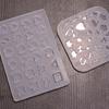 Moule en silicone à sables mouvants en bande de couleur, moule à tasse à secouer en résine pour pendentif, bijoux, porte-clés, décoration, fabrication de bricolage