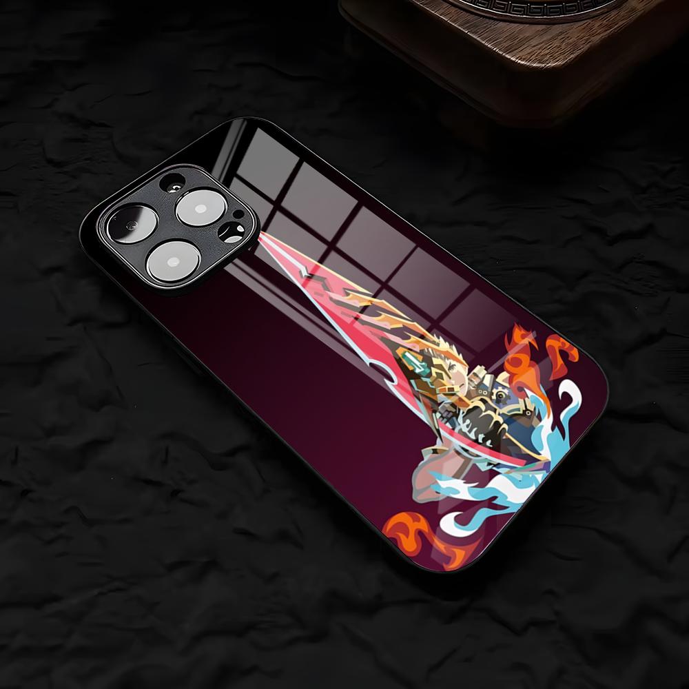 X-Xenoblade C-Chronicles Phone Case For IPhone 17 Air 16 E Pro Max 15 14 13 Mini 12 Pro 11 Max Plus Black Glass Cover