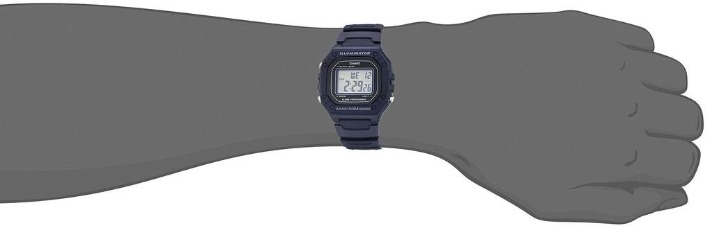 Casio Blue Digital Watch Men's W218H-2A