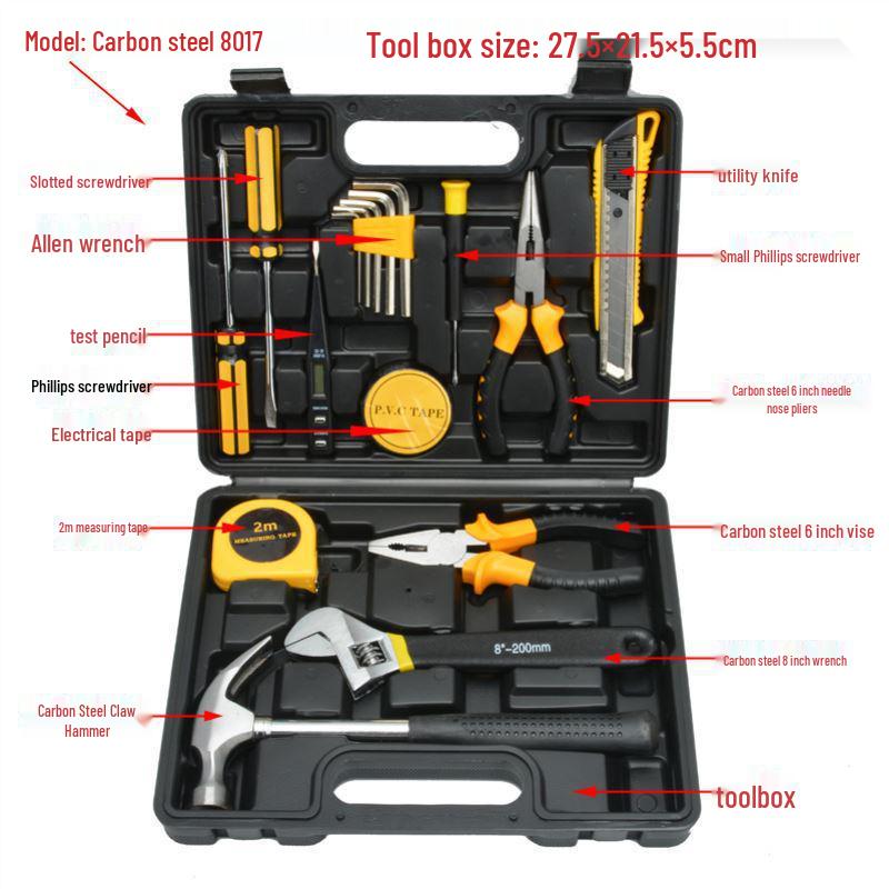 Portable Household Tool Kit for Car and Home Repair