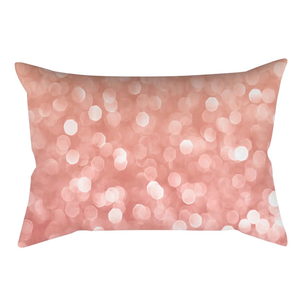 

Розовые геометрические полосы, теплая наволочка для домашнего декора, автомобильное кресло, диван, гостиная, прямоугольная подушка, чехол 30x50 30X50cm