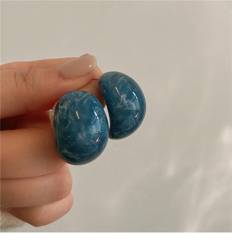 Cercei unici din acrilic colorați de vară pentru femei, cu modă și stil vintage