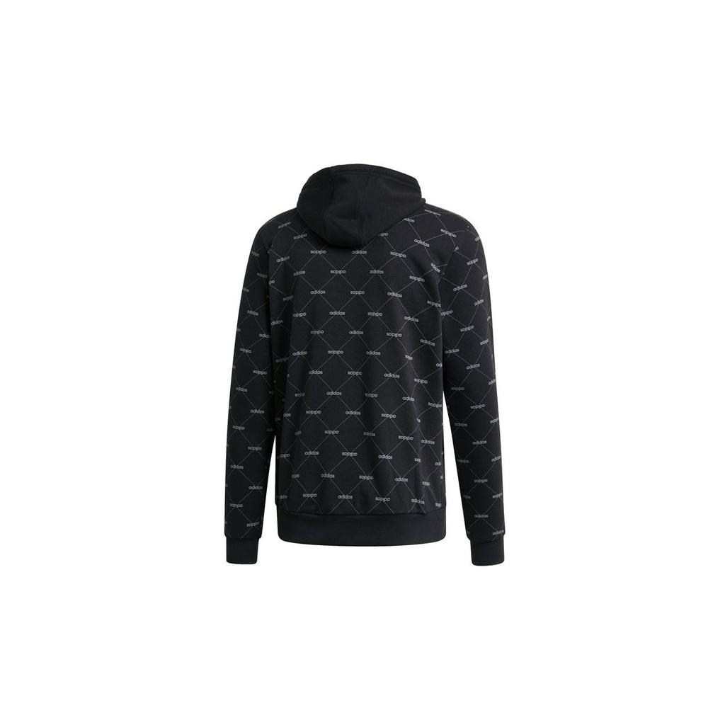 Adidas Neo Core Fav Hoodie Casual Sports Pullover Jacket Men Tops Black EI6256