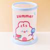 Kawaii Pen Holder Desktop Organizer  Cute Bear Bunny Stationery Cosmetics Storage Box