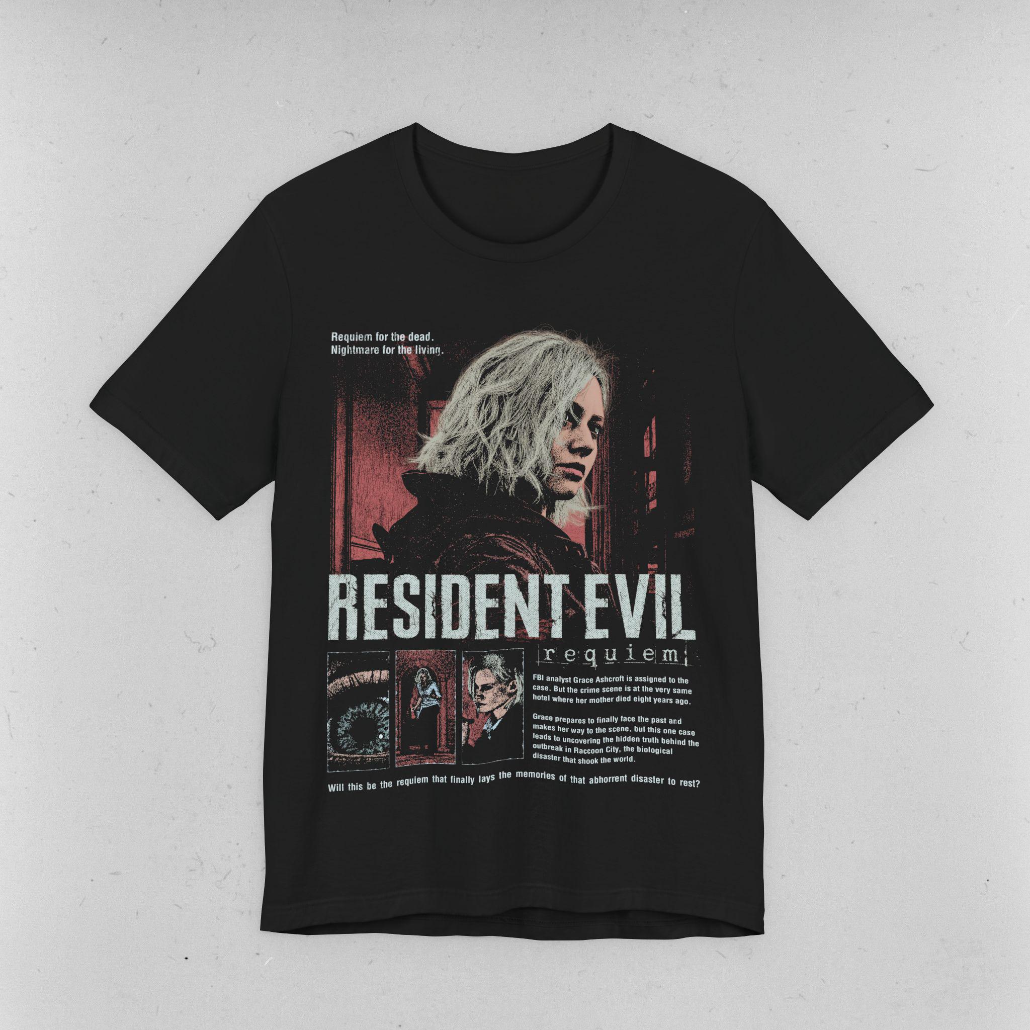 

Resident Evil 4 Remake Unisex T-shirt Oversized Y2k Short Sleeve Men s Women s Loose Printed Cotton High Quality Female Male... S разноцветный