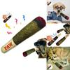 Jouet pour chien réaliste en forme de cigare vert Fabriqué en peluche de qualité supérieure Pour des animaux heureux