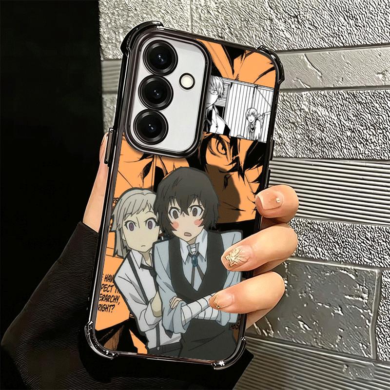 Bungo Stray Dogs Manga Plating Phone Case For Samsung A17 A07 A37 A57 A16 A56 A15 A55 A14 A54 A13 A53 A26 A36 A25 A35 A24 A34 A2