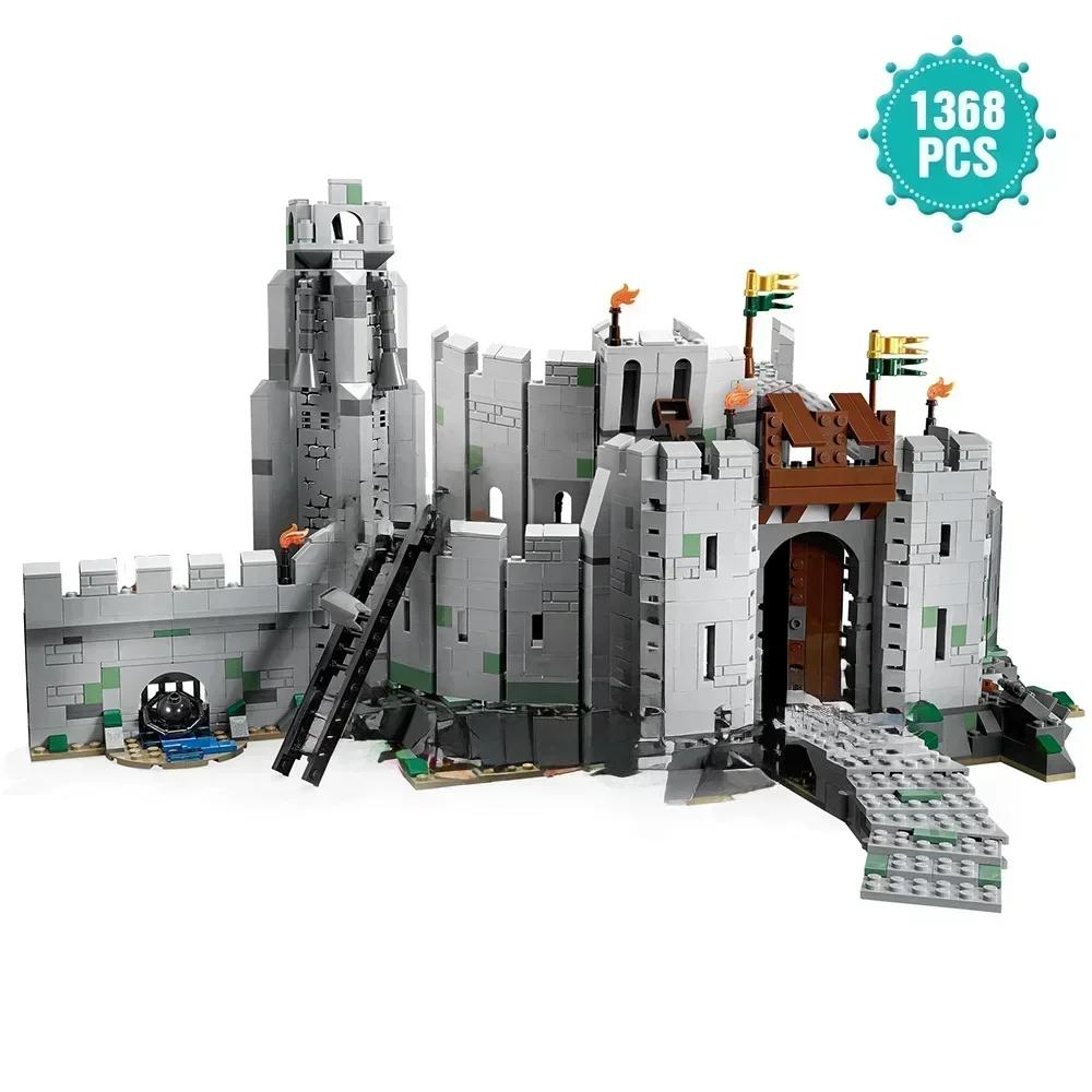 

MOC Magical Castle Knight American TV Movie Battle of Helm s Deep Castle Tower Model Building Blocks Bricks Festival Party Gifts