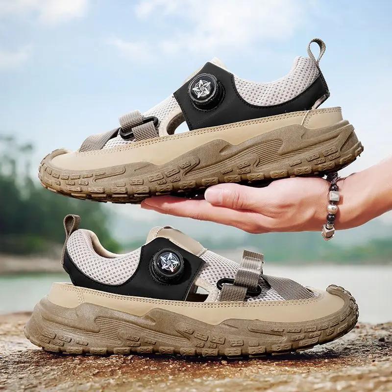 Fashion Running Man Sandals Sports Hole Luxury Designer In Welcome Deal Big Size Eva New Arrival Stylish Summer Low Price Shoes for Men