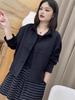 Mom's Versatile Plus Size Long Sleeve Jacket for Spring/Autumn - Stylish, Short, and Trendy for Women Over 50