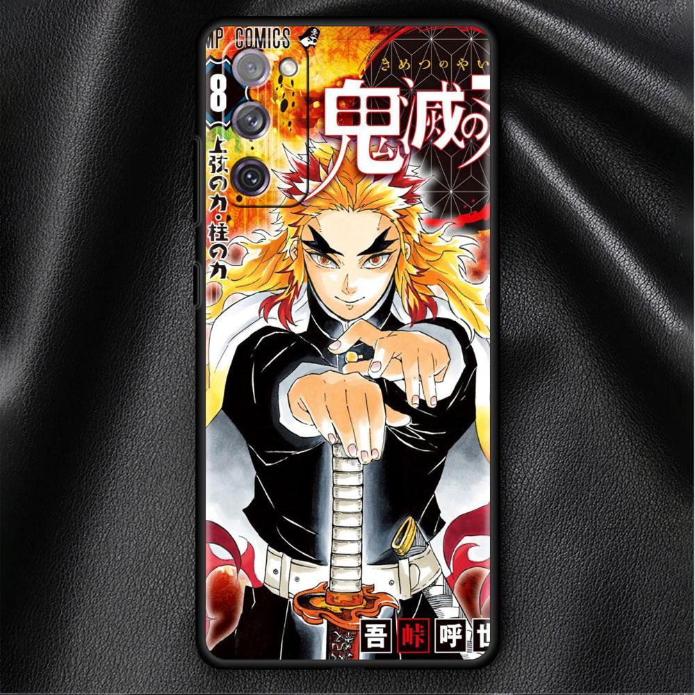 Case For Samsung Galaxy S20 FE S22 Ultra S21 Plus Luxury Soft Phone Case S10 S9 S8 S10e S7 Silicone Funda Demon Slayer Shell Sac
