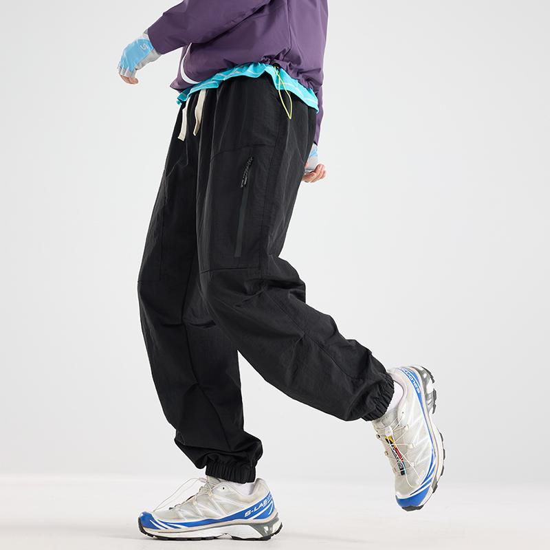 High Street Charge Pants Men's Spring and Autumn Medium-Thick American Trendy Brand Straight Sport Loose Working Sports Pants