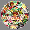 50 Black Liberation Day Graffiti Sticker Pack: Waterproof Phone Case & Suitcase Decor