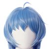 NSPSTT Genshin Impact Liyue Ganyu Cosplay Smooth and Easy to Genshin Impact Style Ganyu Chapter of the Immortals (Ice) Wig, Style, Blue,
