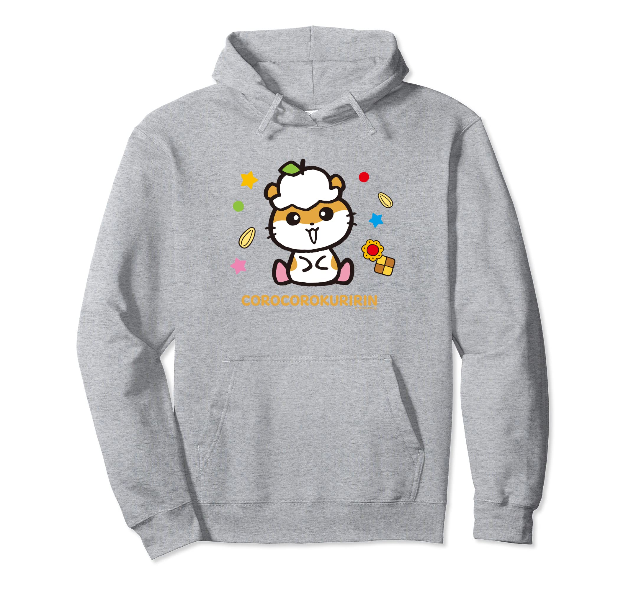 

Korokoro Kuririn Sitting Hoodie серый