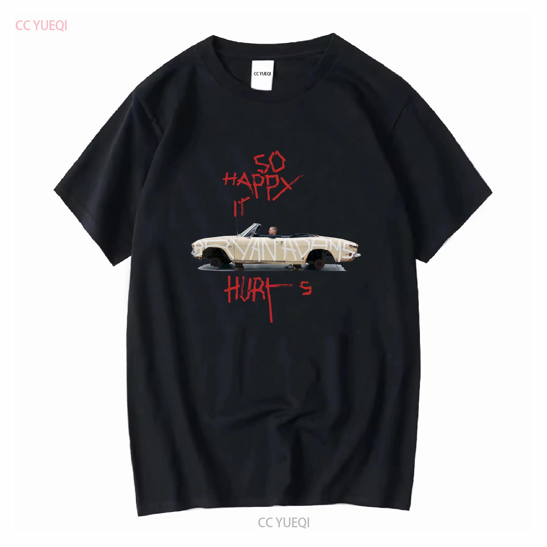 Футболка Bryan Adams So Happy It Hurts Tour Полный размер S 5XL с длинным или коротким рукавом винтажная стираная мужская модная дизайнерская одежда 4XL