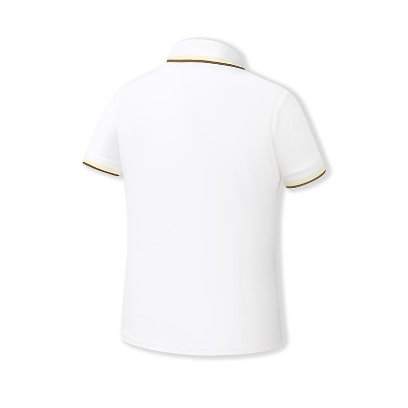 FILA Golf Series Fashion Simple Versatile Polo Shirt Women tops Jade-White A11W635108FWT