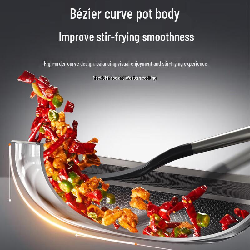 SUPOR 30cm Pure Titanium Non-Stick Wok