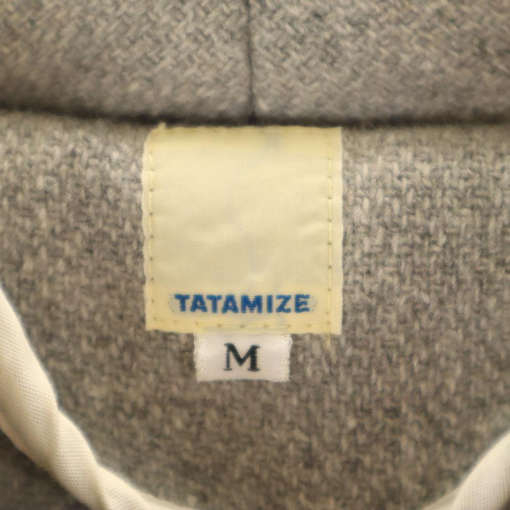 TATAMIZE Wool blend Made in Japan wool Duffel coat M Gray Men's Used