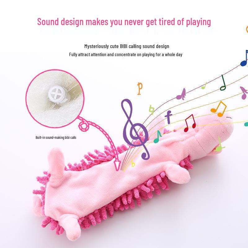 Plush Squeaky Frog & Hippo Chew Toy for Dogs - Teeth Cleaning and Play