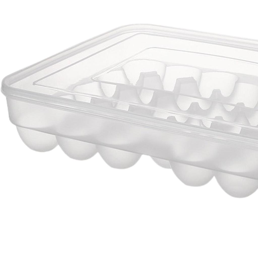 Muti-Gride Egg Storage Box Refrigerator Side Door Storage Rack Anti-Fall Stackable Kitchen-Specific Egg Tray Food Egg Storage