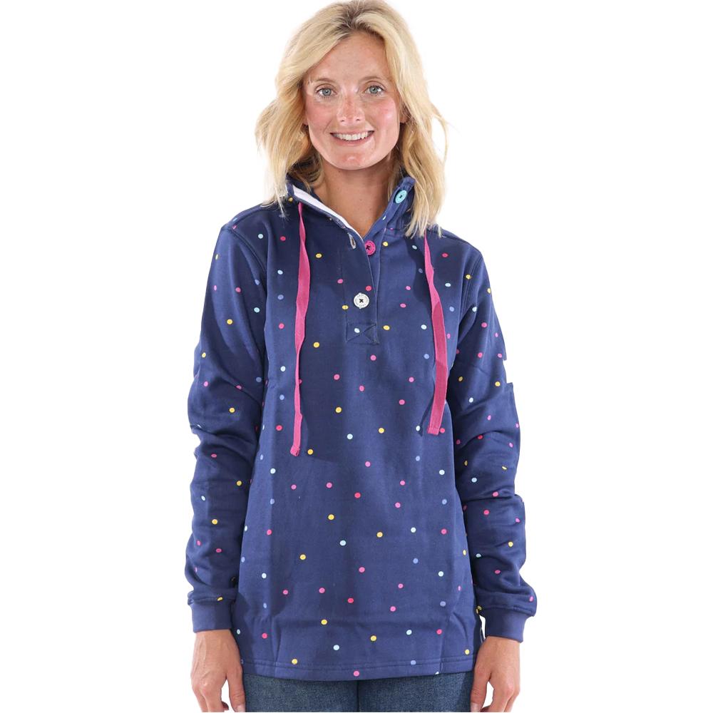 Lazy Jacks Womens/Ladies Polka Dot Sweatshirt