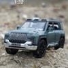 Simulation 1:32 Scale BYD U8 Off Road Car Model with Sound Light Pullback Toys Vehicles Kids Boys Gift Collective Home Decor