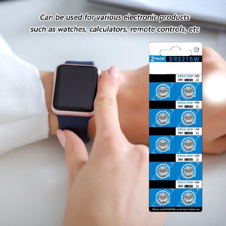 10/20Units AG1 LR621 Silver Compound Batteries Reliability Energy Supply 1.55V For Watches And Remotes Home Electronics